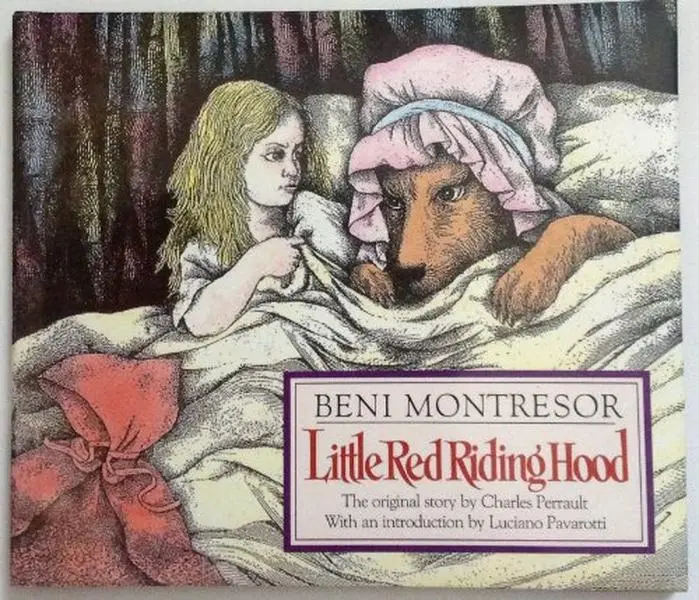 Used Hardcover Literature Book - Little Red Riding Hood by Beni Montresor, English Fiction Book for Children, Original Storybook, 0.17 lb