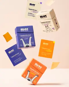 Glow, Rest, Energize - Value Bundle- MeltinStrips - Vegan Collagen Oral Strips - 100mg Collagen Peptides + 20mg Hyaluronic Acid+30mg Resveratrol, Healthy Bones, Joints, Skin Elasticity & Hydration, No Sugar - Edible Strips - 30 Strips each box