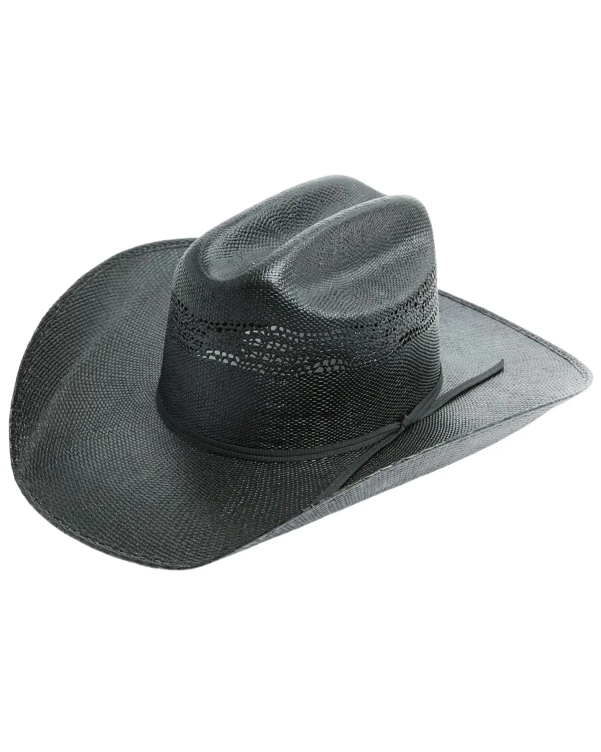 Cody James Men's Men'S Bangora 15X Straw Cowboy Hat - Cjbb27-Blk