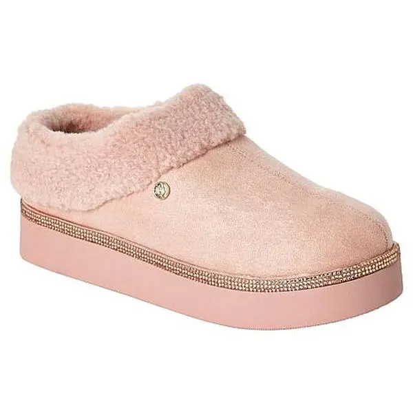 Joy Mangano Joy Glamorous Cozy Slippers w/Orthotic Insole Best Gift Ever!