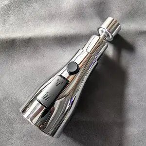 Kitchen Sink Faucet with Extender, Anti-Splash Spray Head, Brass Universal Interface, Three-Stage Pressure Boost, 360 Degree Rotation, Rotatable Rotary Faucet