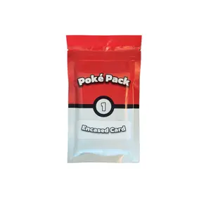 Pokémon TCG Collectors Pack - Poke Pack 1 Encased Card - Red Packaging - Collectible Trading Card Game