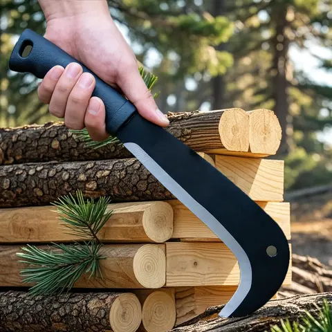 Hand Forged Sharp Bone Chopping Knife - Lightweight Knives Multi-Task Blade EDC Survival Tool, Camping Pruning Tool for Campsite Tasks, Portable Kitchenware Hardware