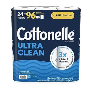 Cottonelle KCC55492 Clean Toilet Paper - 24 Per Pack - Case of 24