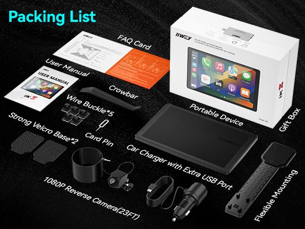 8” Wireless Apple CarPlay Screen for Car with Android Auto & 1080P Backup Camera, Rotatable Touchscreen Car Stereo, Vertical & Horizontal Mode, Bluetooth, GPS Navigation, Mirror Link 8” Wireless Apple CarPlay Screen for Car with Android Auto & 1080P Backup Camera, Rotatable Touchscreen Car Stereo, Vertical & Horizontal Mode, Bluetooth, GPS Navigation, Mirror Link