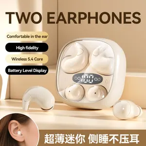 Chengruida M126 ,2 Pairs Sleep Bluetooth Headphones, No Ear Pressure Side Sleep Mini Invisible, Noise Reduction Call High Quality Sound