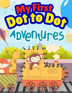 My First Dot to Dot Adventures For Kids Ages 4-8: A Playful Way to Learn Numbers, Counting, and Fine Motor Skills