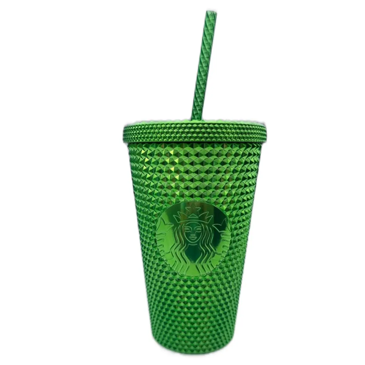 Starbucks Studded 2023 Tumbler with Straw, Green Metallic 16 Fl Oz