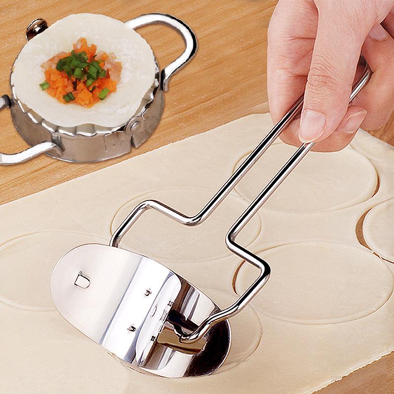 Dumpling Maker Tool Set | Easy Press Dumpling Mold for Home Cooking | 304 Stainless Steel Dumpling Wrapper Cutter | Perfect for Beginners, Family Meals & Kitchen DIY Dumpling Maker Tool Set | Easy Press Dumpling Mold for Home Cooking | 304 Stainless Steel Dumpling Wrapper Cutter | Perfect for Beginners, Family Meals & Kitchen DIY
