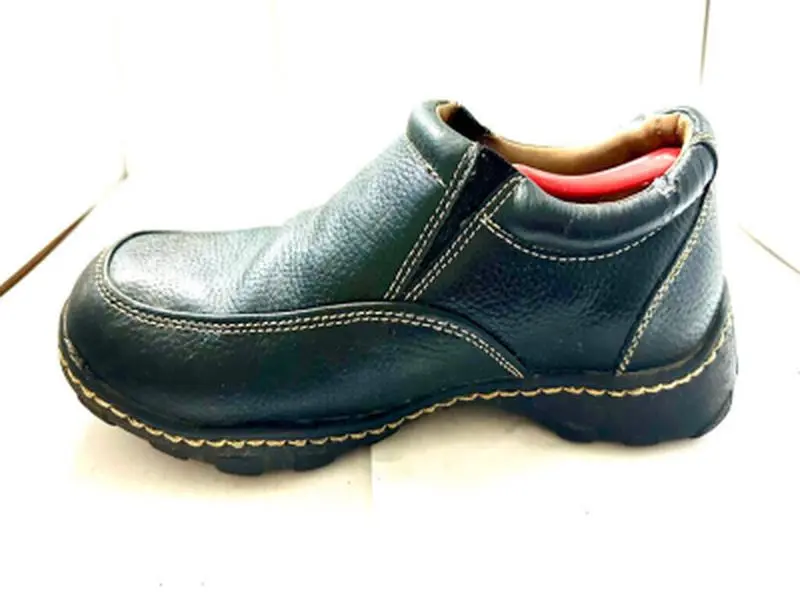 Cherokee Shoes 13 Men’s Hara Casual Slip On Moc Loafer Black Leather Flats