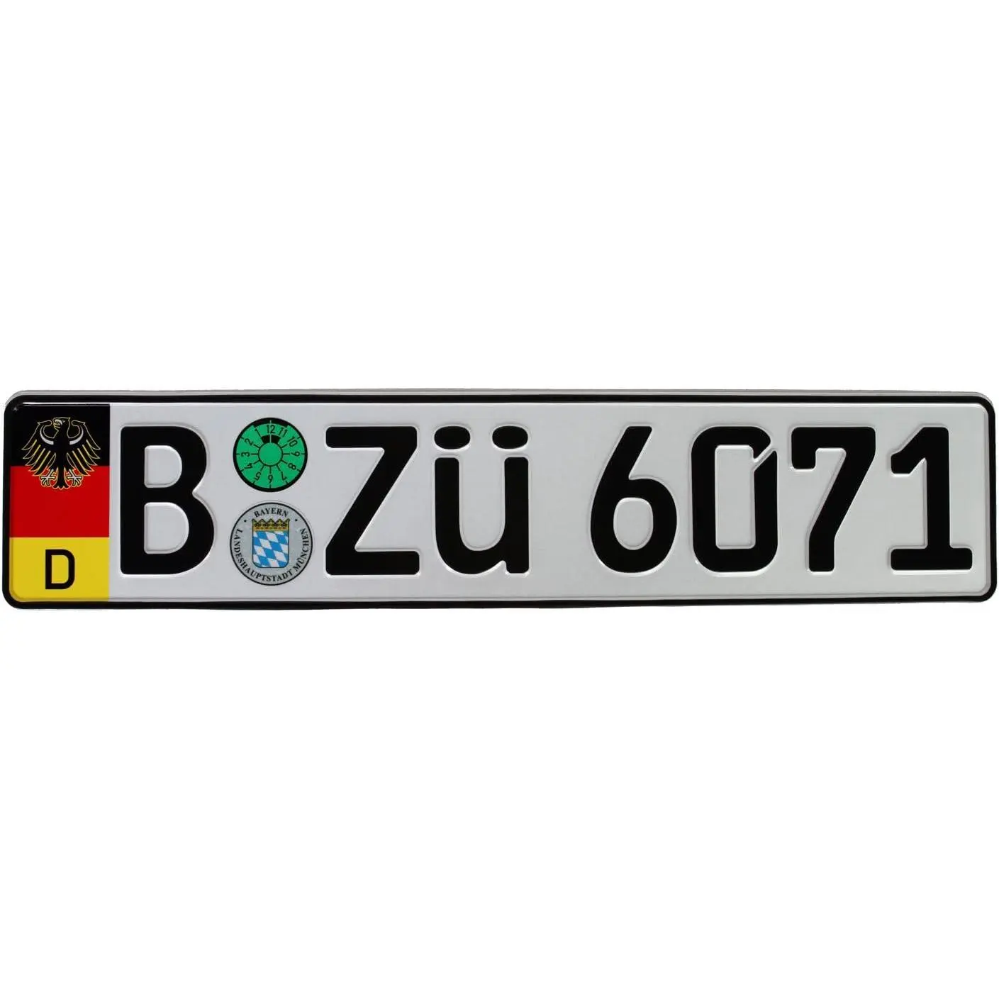 COA Stock Plate - Random Characters