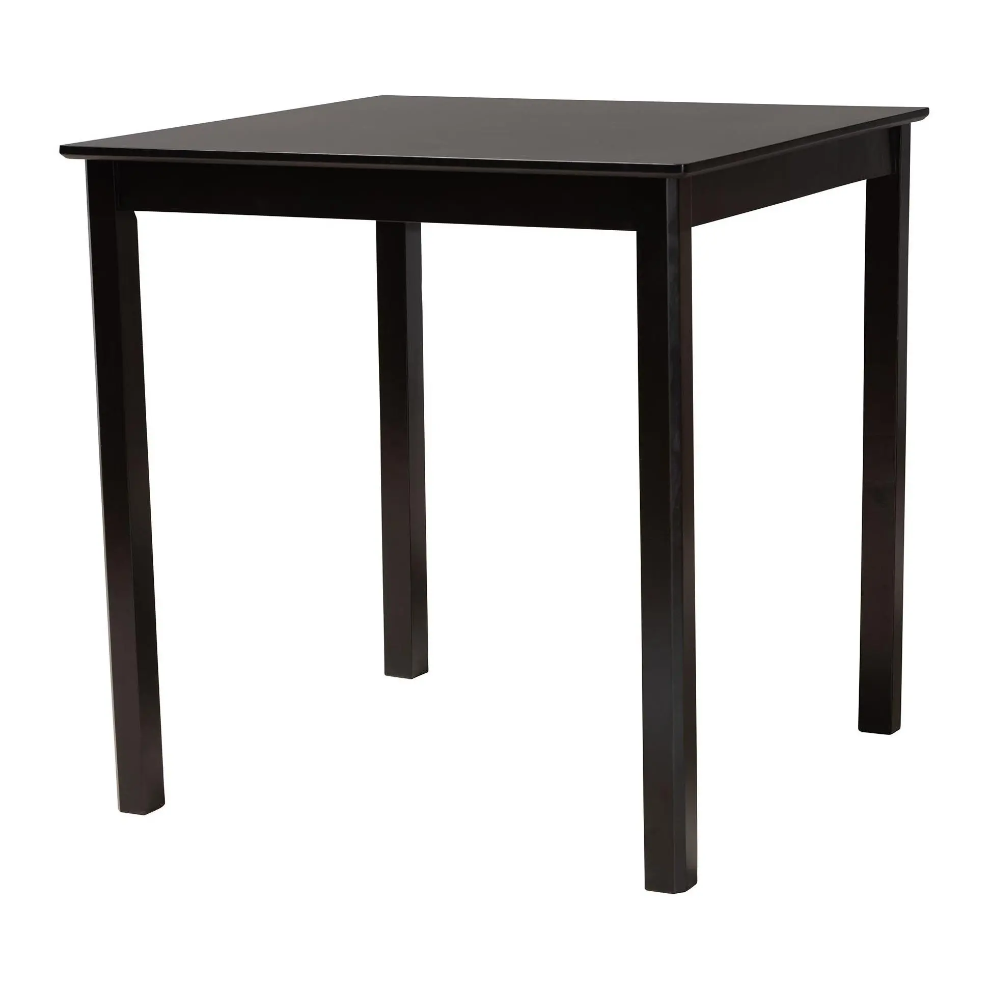 Baxton Studio Lenoir Brown Wood Counter HeightPub Table