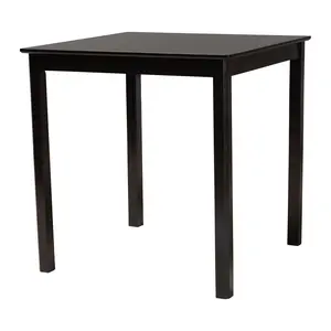 Baxton Studio Lenoir Brown Wood Counter HeightPub Table