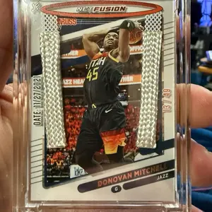 2025 Jersey Fusion Donovan Mitchell Net Fusion Game Used Net Patch