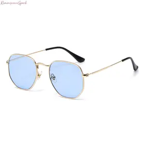 Unisex Artistic Irregular Sunglasses, Trendy Metal Frame with UV400 Protection, Statement Fashion Shades Perfect for Everyday Outings, Streetwear, Creative Outfits and Casual Styling