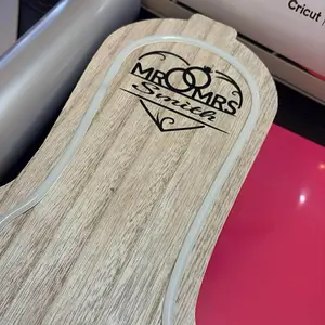 Custom wooden led boot