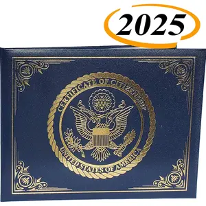U.S. Citizenship and Naturalization Certificate Holder.    logo 'Certificate of Citizenship', Padded with cover