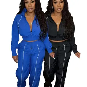 Christmas PreOrder : Women’s 2025 Fall Windbreaker 2-Piece Set – Jacket & Jogger Pants Loungewear Outfit