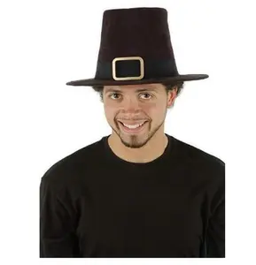 Pilgrim Hat - Thanksgiving - Colonial - Deluxe Costume Accessory - One Size