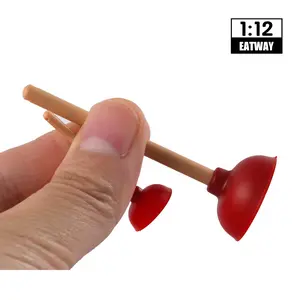 1 Piece 1:6/1:12 Scale Mudguard Model, Mini Toilet Mudguard Decoration, Dollhouse Accessories, Mini Toilet Scene Setup, Photography Props, Suitable for 6inch 12inch Dollhouses, Model Train Layouts, Miniature Scenes