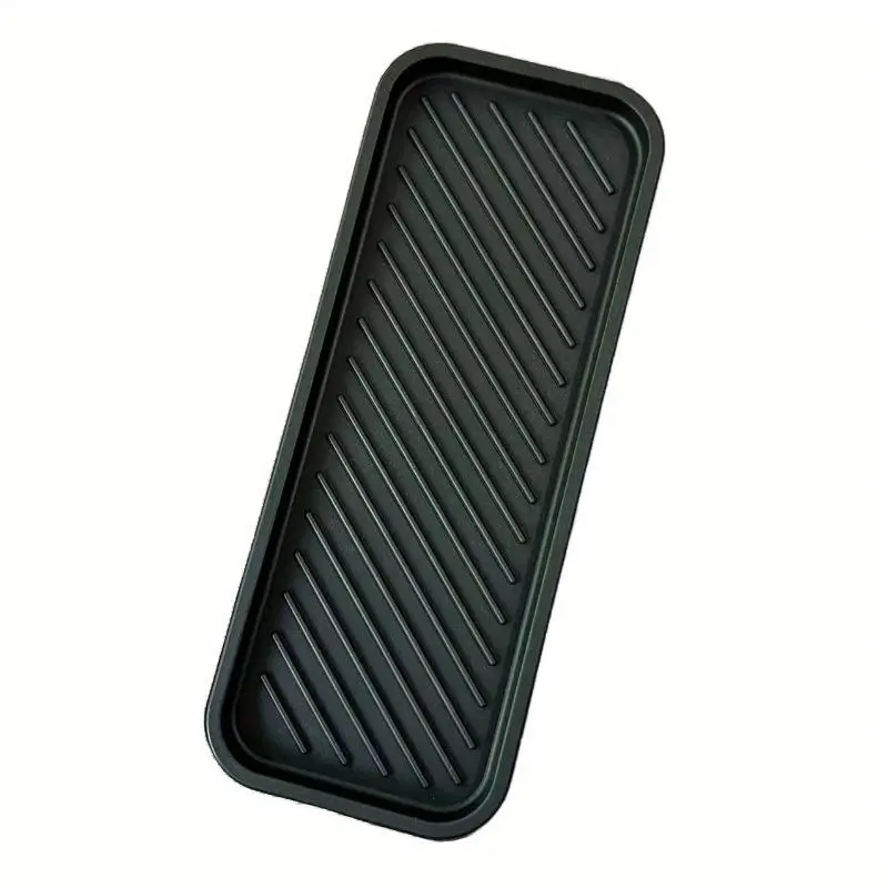 1pc Sink Protector, Sink Splash Tray, Silicone Waterproof Mat, Washstand Simple Silicone Soap Holder, Bathroom Faucet Drainer Storage Guard, Kitchen Accessories