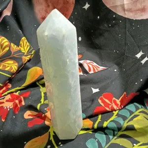 Blue Calcite Crystal Healing Stone for Energy Balance and Positive Vibes