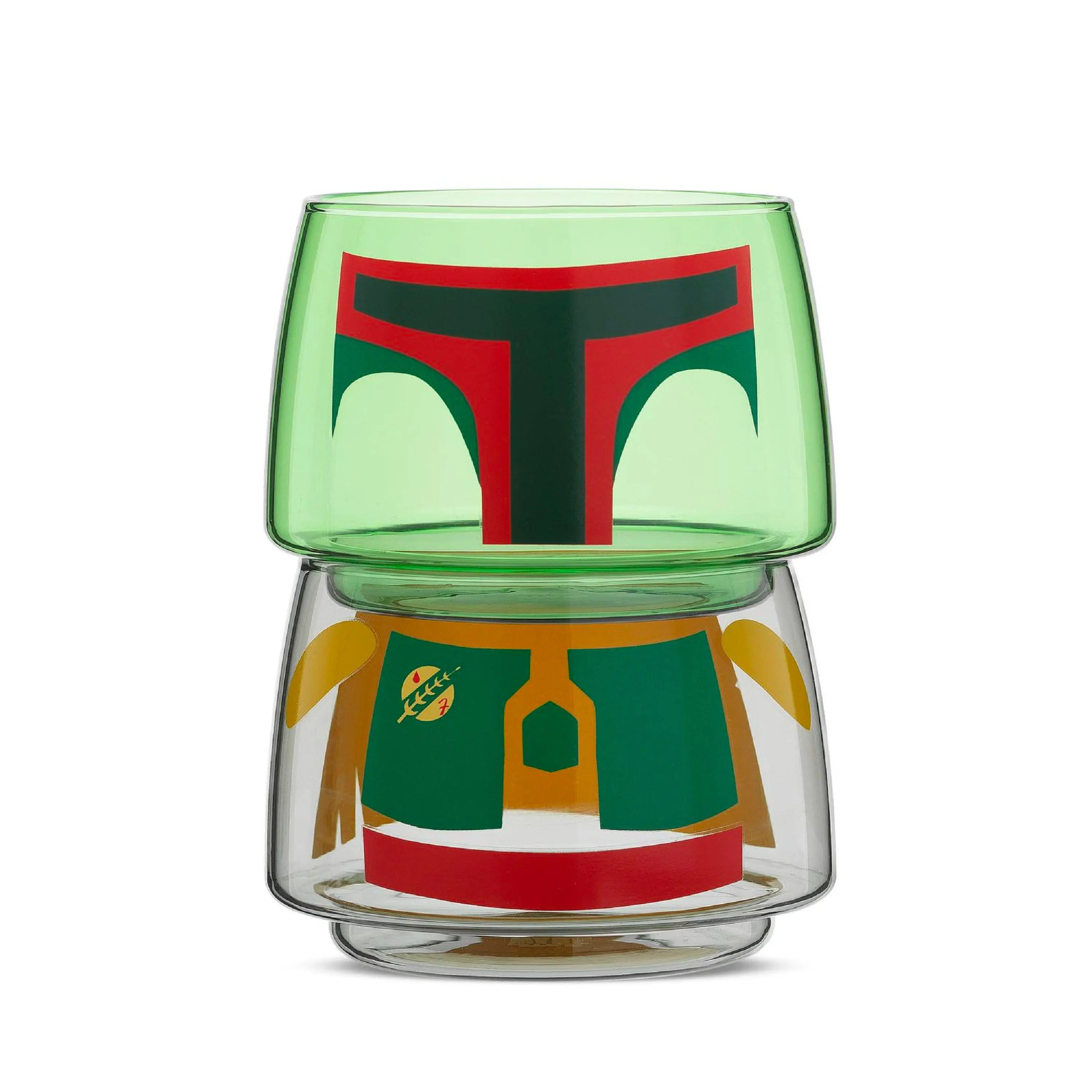 Star Wars™ Stackable Character Collection Boba Fett™ Stackable Glasses Star Wars™ Stackable Character Collection Boba Fett™ Stackable Glasses