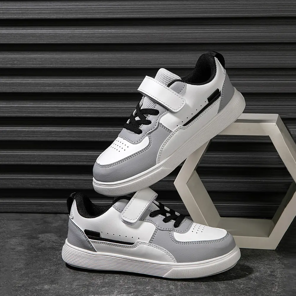 Boys' Casual Athletic Footwear - 1 Pair Multi-Age Sizes Footwear Athletic Trainer, Less Ankle Height, Rubber Sole, Comfortable Soft Kids' Sneakers, Unisex for Girls, Year-Round Wear