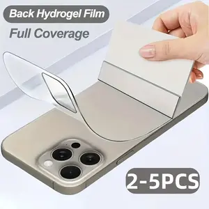 2 Pack Full Cover Back Hydrogel Film Screen Soft Protector Compatible For iPhone 17 16 Pro Max 17 Air 16e 15 14 13 12 11 Pro Max Plus XR X XS MAX 12 13 Mini Anti-scratch, Anti-fingerprint