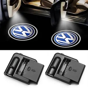 Volkswagen Car Specific LED Door Welcome Light, High Definition Logo Projection Lamp, No Damage Installation Ground Light