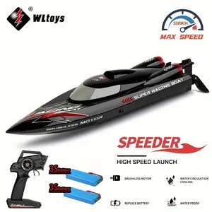 WLtoys WL916 RC Boat 2.4Ghz 55km/h Brushless Motor High Speed Racing Boat Model Speedboat RC Toys For Boys With 2 Batteries
