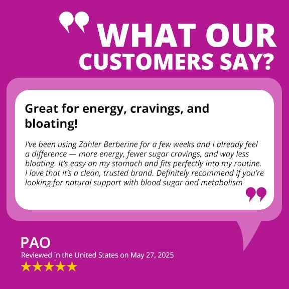 Zahler Berberine with Clinically Studied Berbevis Natural Wellness Formula 60 Vegan Capsules for Men & Women High Potency Glucose Support Supplement