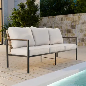 Sunset Dune Outdoor Patio Furniture, Couch 3 Seat Sofa