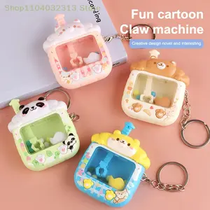 Fun Ball Catching Machine Keychain Household Machine Small Mobilephone Pendant Children's Toy Mobilephone Accessory
