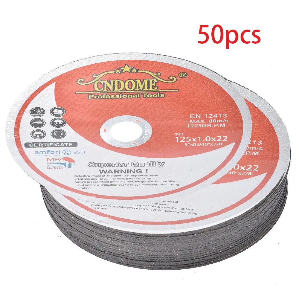 50 Pack 5'x0.040'x7/8'" Cut Off Wheel