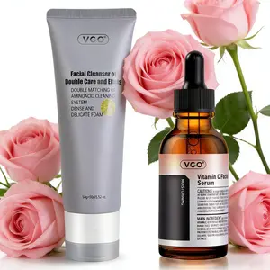 VGO Gentle Face Cleanser & Vitamin C Serum – Fresh Daily Routine