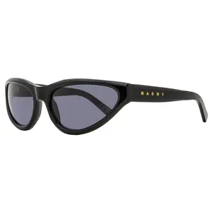 Marni Wrap-Around Sunglasses Mavericks FA7 Black 60mm