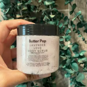 Lavender Love Body Scrub infused with & White Turmeric