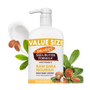 Palmer's Shea Formula Raw Shea Body Lotion for Dry Skin, Hand & Body Moisturizer, Value Size Pump Bottle, 33.8 Ounces - Pack of 1