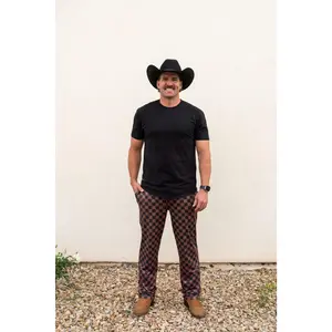 BLACK + BROWN CHECKER | MEN'S PANTS