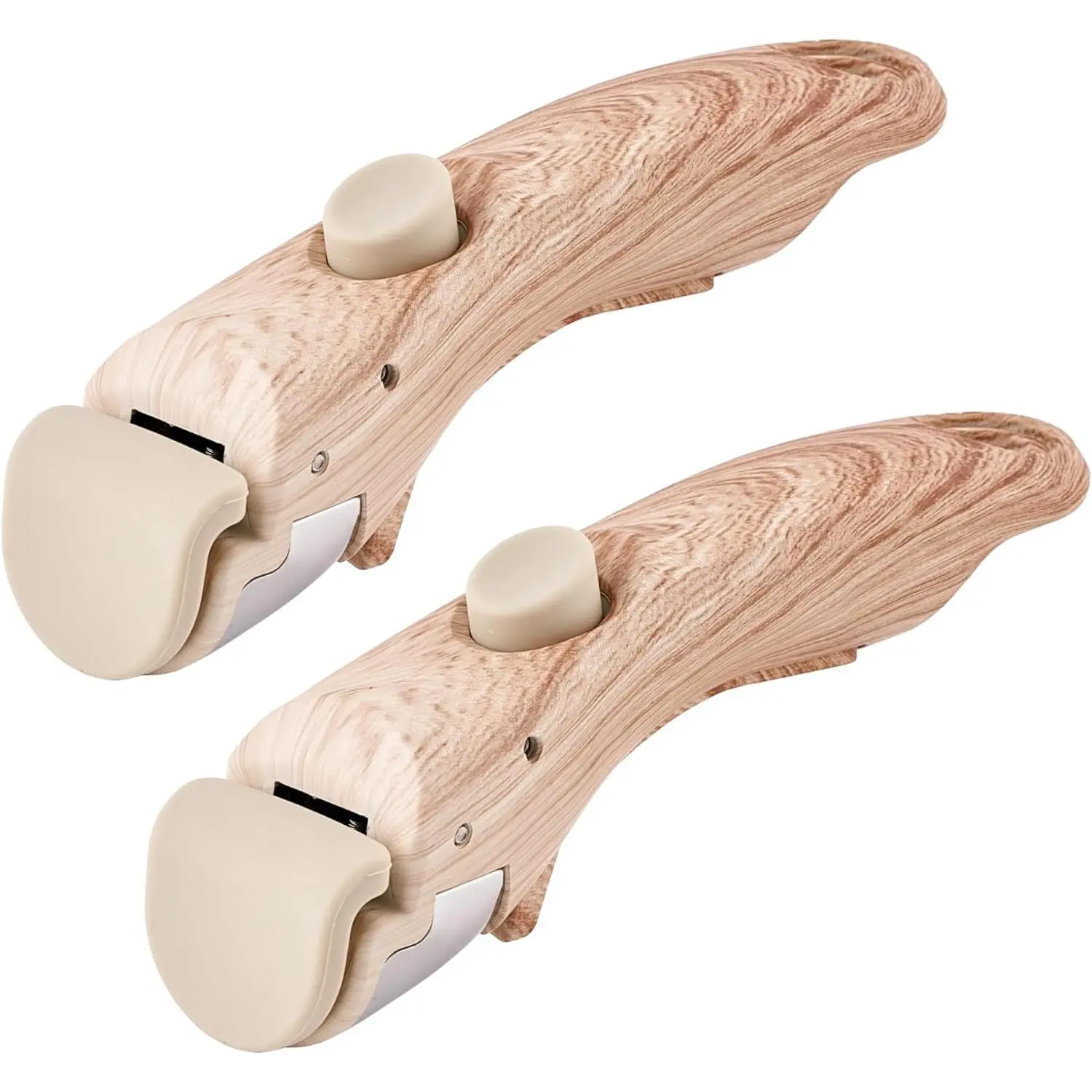 Removable Handle Pots and Pans Handles Replacement Detachable Wood-Like Handles for Cookware Compatible with Thin Edge Cookware