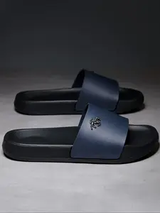 Men's Fashion Sport Slides, Casual Comfortable Breathable Non-Slip Outdoor Slippers, Summer Beach Slippers for Men, Footwear, Slippers Shoes