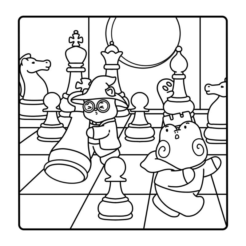 Wizard Uni: Spellbound School Coloring Book for Adults Teens & Kids with 50 Free Digital Bonus Pages Fuzzy Cat Witch Friends & Comfy Ghost in Magic School