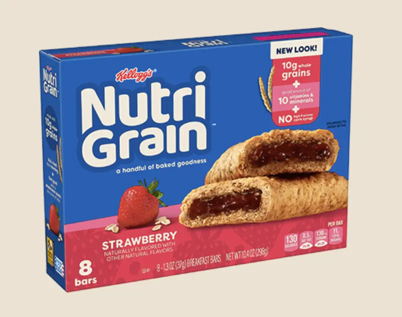 Kellogg's Nutri-Grain Soft Baked Breakfast Bars, 1.3 oz, 16