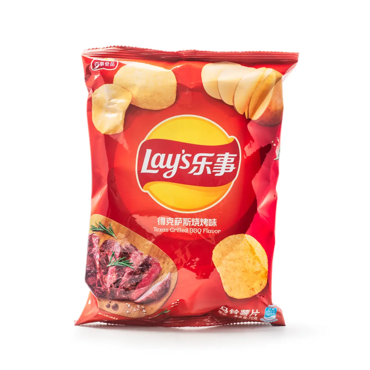 Lay's Potato Chips Texas Grilled BBQ 70 g Lay's Potato Chips Texas Grilled BBQ 70 g