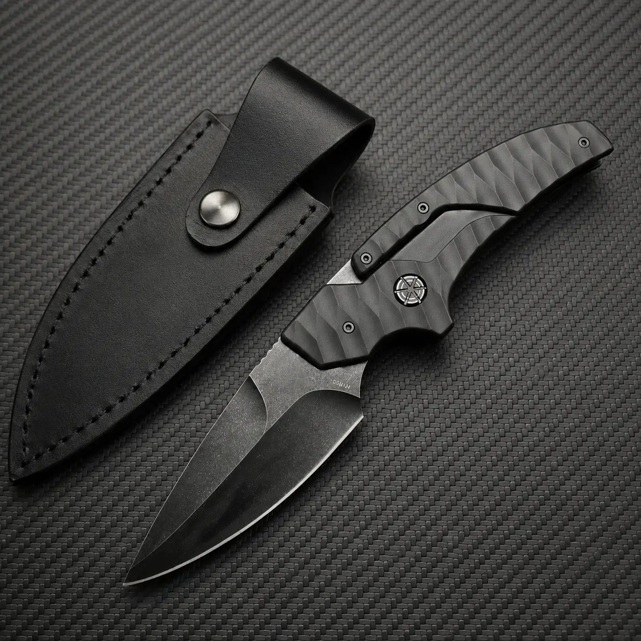 Tactical Cleaver Knife - Heavy-Duty Outdoor Folding Tool with 8Cr13 Steel Blade and Sheath, Portable for Camping, Survival, Hiking & Light Outdoor Activities