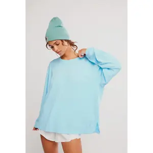 Free People Movement: Hustle Layer in Bright Blue