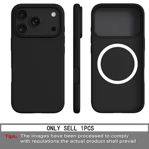 Magnetic Liquid Silicone Protective Case for iPhone 11-16 Pro Max, Full Coverage Durable Protection Shockproof Anti-Drop Design, Compatible with Magsafe Wireless Charging, Protector