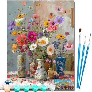 Paint by Numbers Kit for Adults Beginner,Easy Adult Paint by Number Kits on Canvas DIY Painting for Surprise Gift Home Wall Decor 16x20 Inch