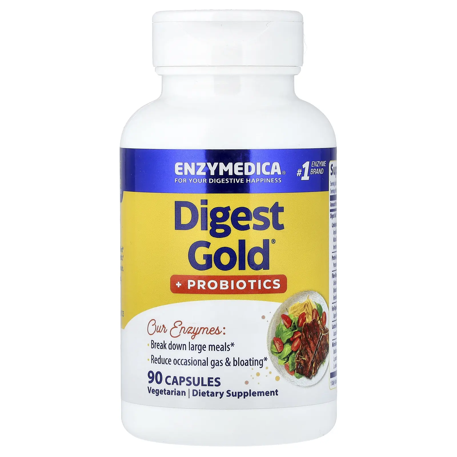 Enzymedica Digest Gold® + Probiotics, 90 Capsules